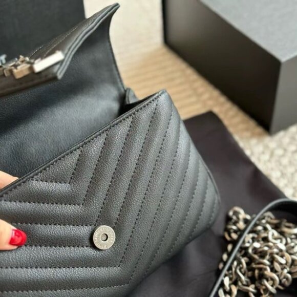 SAINT LAURENT YSL College hand-held crossbody shoulder bag - Picture 7 of 9